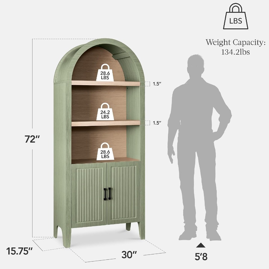 Armario de despensa arqueado d - Storage reseña y precio